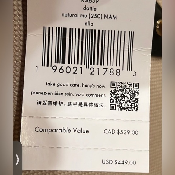 Kate Spade New York NWT ELLA LADYBUG TOTE BAG- Canvas w/Pebble Leather Trim - Picture 16 of 17